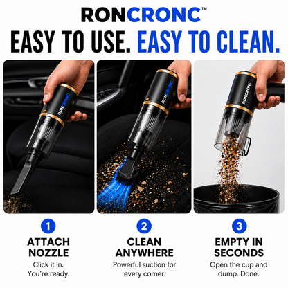 RONCRONC Portable Power Vacuum