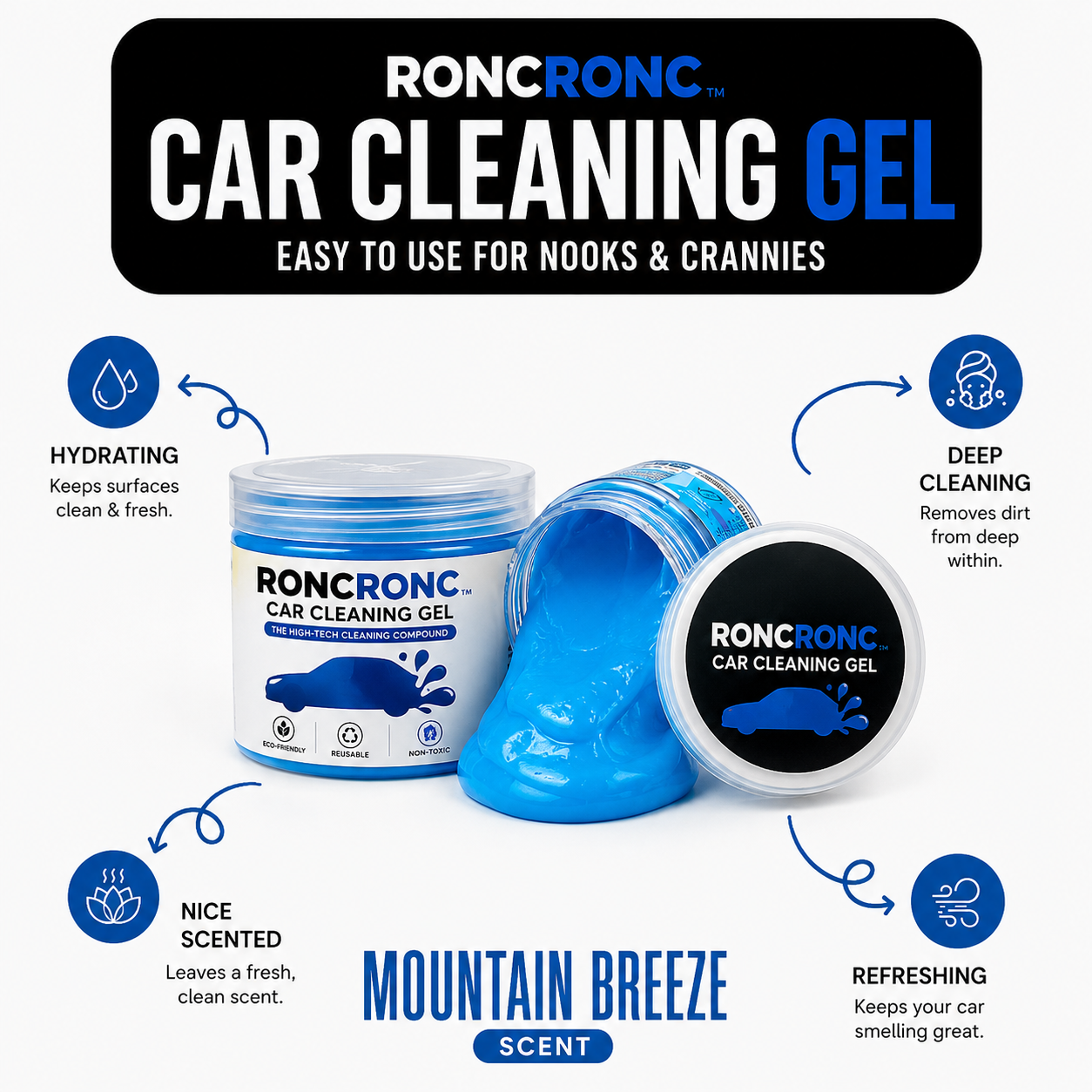 RONCRONC Car Cleaning Gel Putty