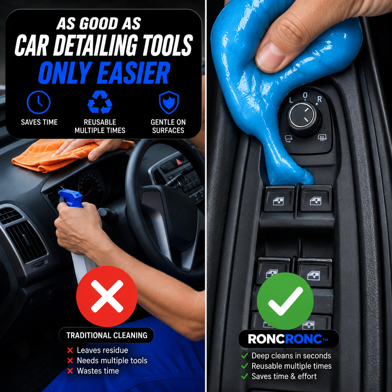 RONCRONC Car Cleaning Gel Putty