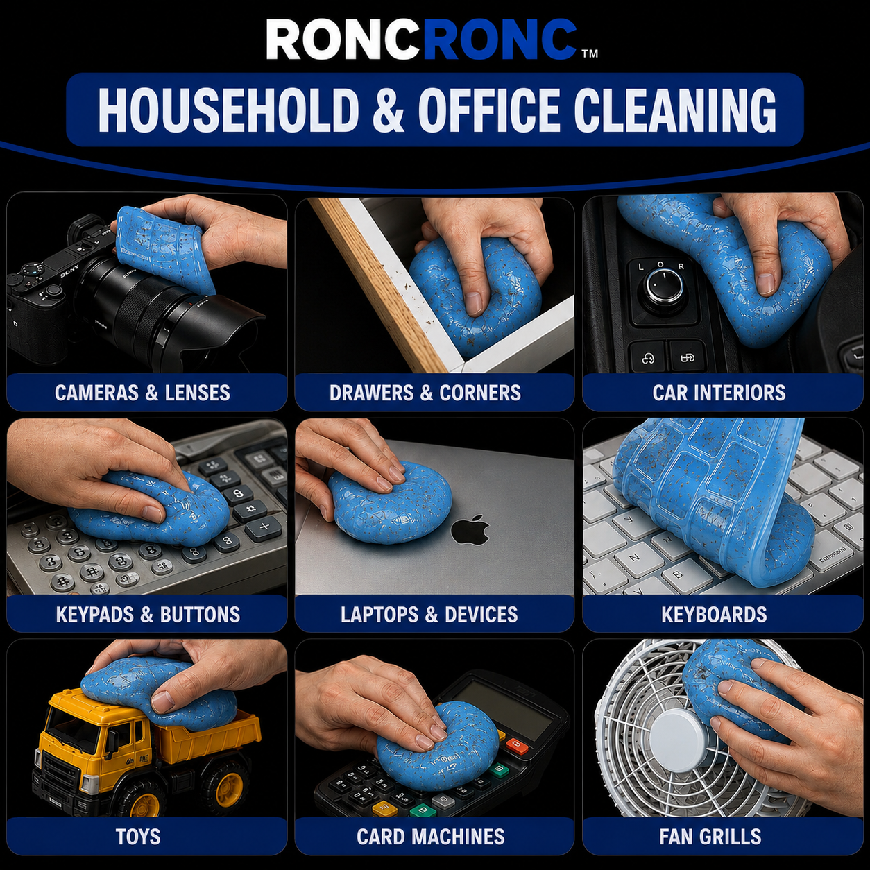 RONCRONC Car Cleaning Gel Putty